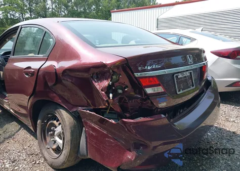 2015 Honda Civic Lx из США, поврежденный, VIN 19XFB2F58FE049093